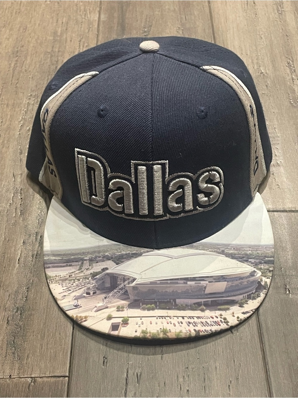 Vintage Dallas Texas Stadium Snapback Hat City Hunter USA Stadium Brim Y2K
